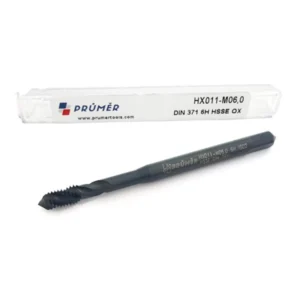 Macho máquina canal helicoidal hss-e 6h m06,0 x 1,00 din371 revenido - hx011-m06,0 prumer
