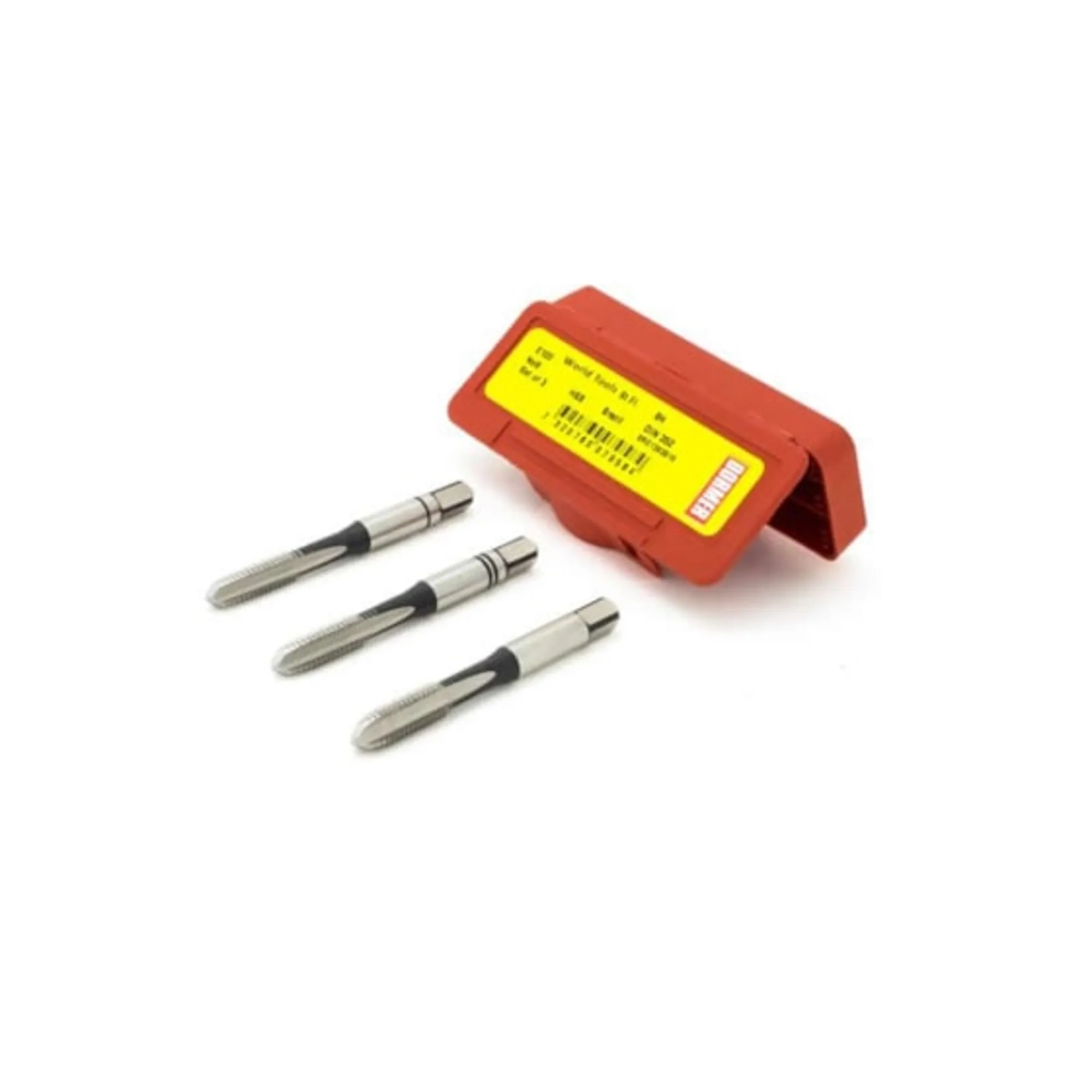 Jogo de macho manual hss 6h m02,5 x 0,45 três peças i, ii e iii din352 - e100 DORMER